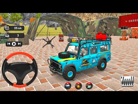 Offroad SUV  Car Driving Simulator Game Jeep Luxury 4x4 Prado Driving Game - Android Gameplay