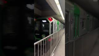 大阪メトロ中央線400系40606F夢洲行き発車シーン夏休み11日目