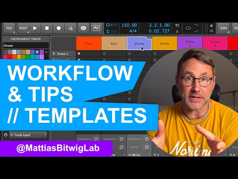 Speed Up Your Music Workflow in Bitwig – Template Tips