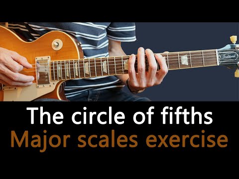 The circle of fifths - Major scales exercise