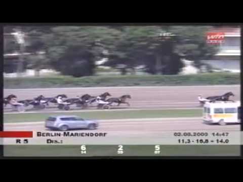 Deutsches Traber Derby (4,V) Zar As & Roland Hülskath 2 aug 2009 Berlin