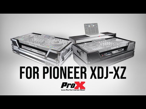 Flight Case For Pioneer XDJ-XZ DJ Controller with Laptop Shelf 1U Rack Space and Wheels