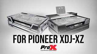 Flight Case For Pioneer XDJ-XZ DJ Controller with Laptop Shelf 1U Rack Space and Wheels
