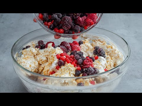 Samo pomiješajte sve sastojke i pripremite voćnu tortu za 15 minuta!