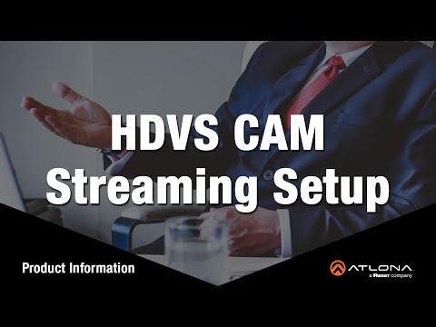 Atlona AT-HDVS-CAM-HDBT-BK HDBaseT PTZ camera black