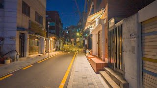 Seoul Night Walk on Sejong Village | Korea travel Guide 4K HDR
