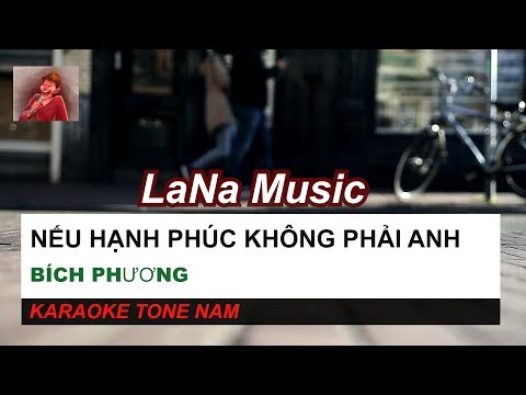 Nếu hạnh phúc không phải anh Karaoke Tone Nam