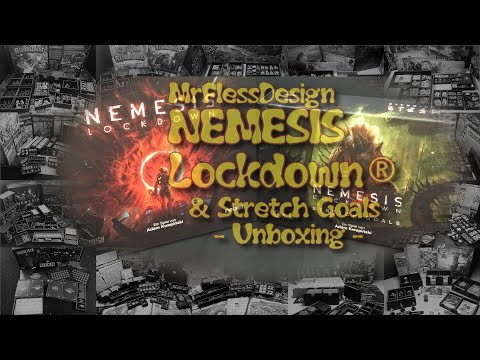 Unboxing: NEMESIS Lockdown & Stretch Goals (Sundrop Version - deutsch/german)