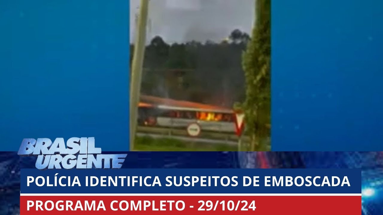 [AO VIVO] BRASIL URGENTE - 29/10/2024