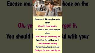 Easy English Conversation for Beginners | Finding a Lost Phone | Daily English Practice