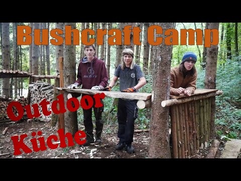 Outdoor Küche bauen - Bushcraft Camp | Bushcraft Lagerbau | Outdoor & More