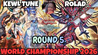 YU-GI-OH! KEWL TUNE VS ROLAD MITSURUGI ROUND 5 | TCG/OCG WORLD CHAMPIONSHIP