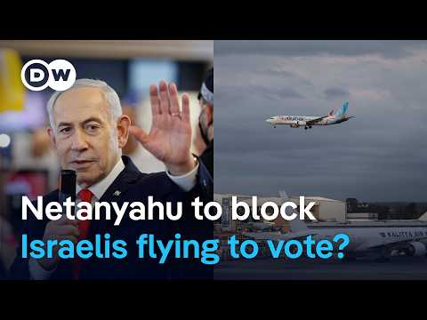 Israelis living abroad are traveling en masse to vote. Can the government stop them? | DW News
