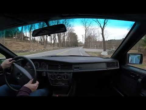 1990 Mercedes 190E 2.6 test drive!