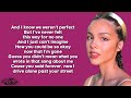 Olivia Rodrigo Drivers License Lyrics