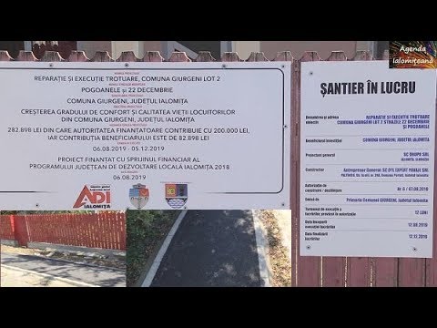 Comunele Ograda si Giurgeni, beneficiare ale fondurilor alocate prin ADI Ialomita