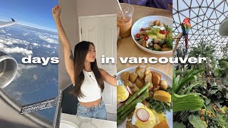 few days in my life vlog | visiting my hometown, vancouver food, shopping haul & conservatory