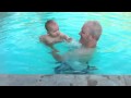 Benjamin S First Swim