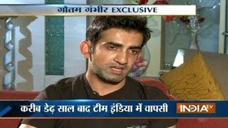 KKR captain Gautam Gambhir speaks exclusive with India