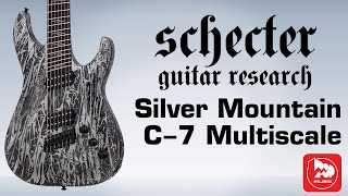 Video thumbnail for Schecter C-7 Silver Mountain Multiscale - Мультимензурная электрогитара для тяжелой музыки by PopMusicRu