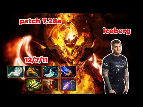 Navi.Iceberg Shadow Fiend Mid - DOTA 2 7.28a - MMR rank - Dota2 Gameplay [Learn To PRO dota2]