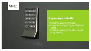 How to program a Digilock Axis Keypad lock