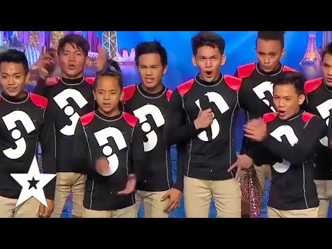 PHILIPPINES Dance Group Junior New System Auditions BLOW THE JUDGES AWAY On Asia's Got Talent