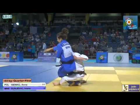 Judo 2013 European Championships U18 Tallinn: Isenko (POL) - Sunjevic (MNE) [-63kg]