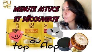 Minute Astuce et Découverte ( Masque et Keratine Pure ) #keratine #soinscheveux