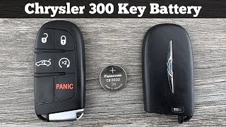 2011 - 2023 CHRYSLER 300 Remote Key Fob Battery Replacement - How To DIY Change Replace