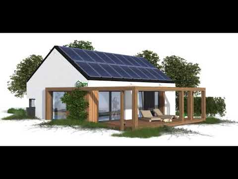 Ecodom MALINA 1 w stylu NOWOCZESNA STODOŁA / Ecohaus Malina 1 im Stil einer MODERNEN SCHEUNE