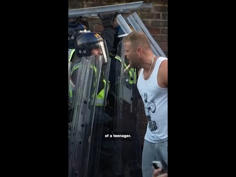 Protesters clash with police amid backlash after teen's stabbing