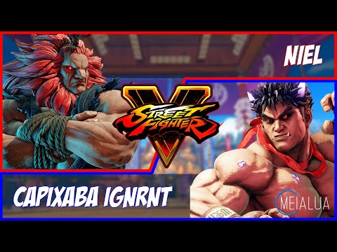 SFV CE - NieL(AKUMA) VS Capixaba Ignrnt(KAGE) 🌘 MeiaLua 🌘