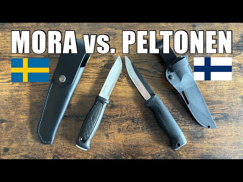Mora Garberg versus Peltonen Ranger Puuko M07 - Two excellent bushcraft knives