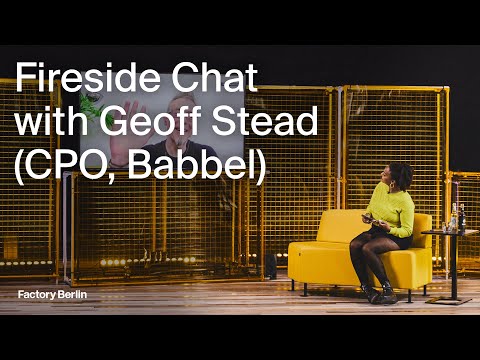 Fireside Chat with Geoff Stead, CPO of Babbel