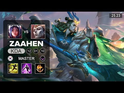 Zaahen vs Irelia Top - KR Master - Patch 25.23 Season 15
