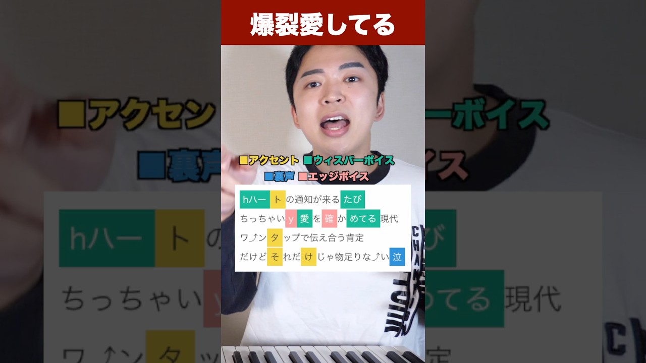 【歌い方①】M!LK - 爆裂愛してる