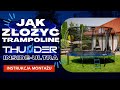Батут Thunder Ultra 183 см Blue с внутренней сеткой и лестницей