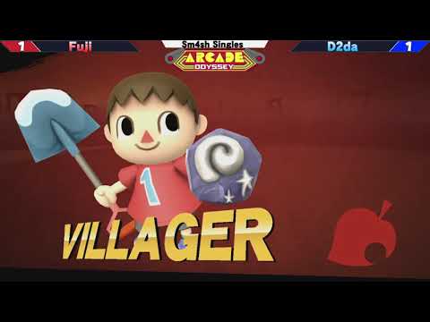 Fuji (Villager) vs D2da (Meta Knight) - Arcade Odyssey Smash 4 6/22/18 - Grand Finals