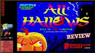 All Hallows - Rise of the Pumpkin : Homebrew from 2018 - on the ZX Spectrum 128K !! with Commentary