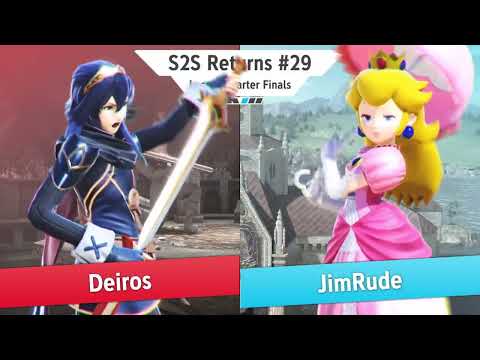 Deiros (Lucina) vs Jimrude (Peach) Space 2 Smash Returns #30: Loser Quarter-Finals