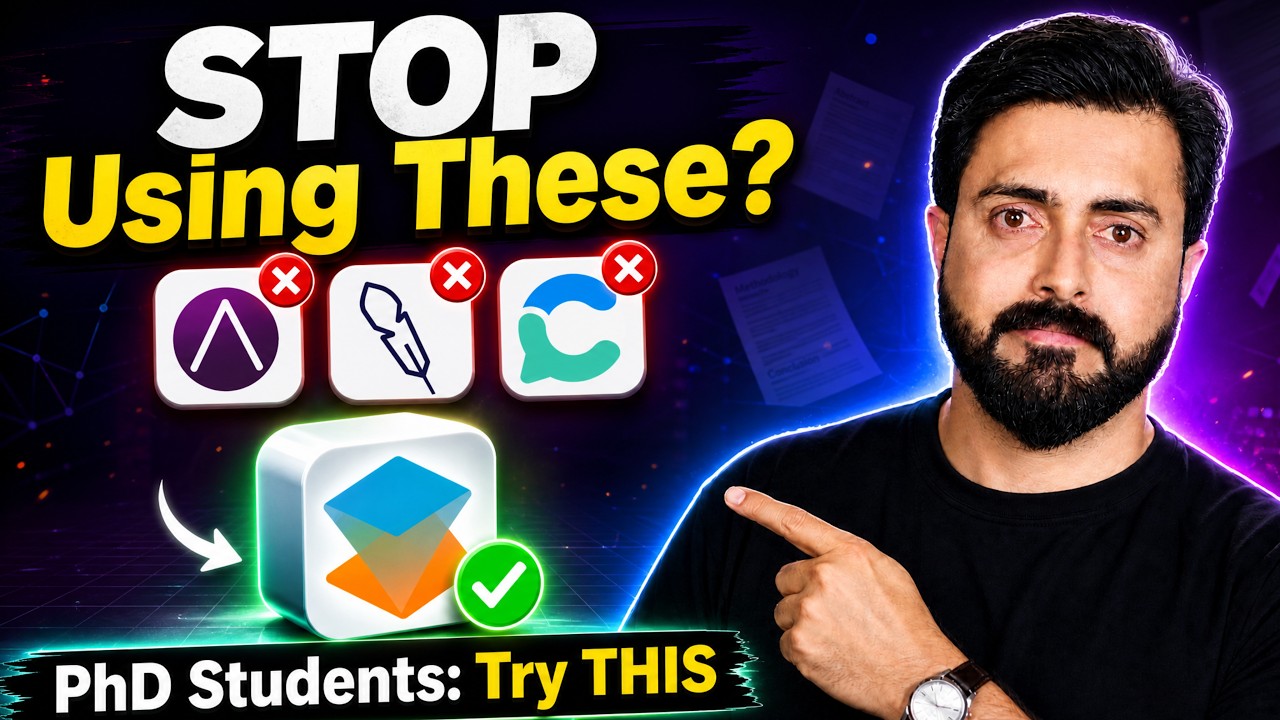 Best AI Research Tool for PhD Students (SciSpace Full Tutorial 2026) video thumbnail