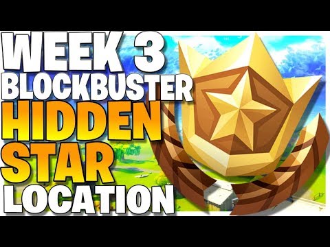 Blockbuster Week 3 Secret Star Location - How To Get 10 Free Battle Stars (Hidden Blockbuster Star)