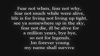 Jay z ft Mr Hudson  forever young.  lyrics