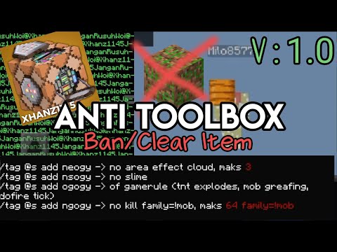 Xhanz45 - NEW!! ADDONS ANTI TOOLBOX(NBT) 1.0 RELEASE!! Minecraft 1.19++ •  Minecraft Addons