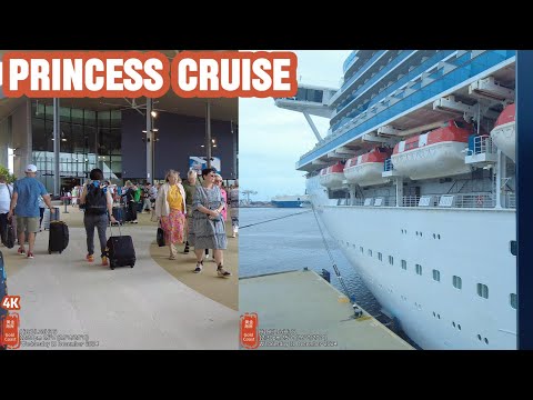 Thumbnail for [4k] Boarding on Diamond Princess Cruises Wednesday 11 December 2024 | Brisbane | QLD | Australia