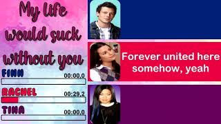 Glee - My Life Would Suck Without You | Line Distribution + Lyrics