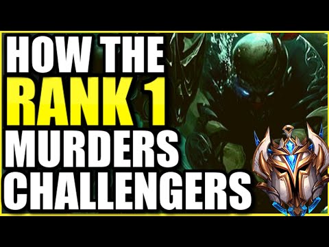 *RANK 1 PYKE MID* LITERALLY MURDERING CHALLENGER PLAYERS (PYKE MID STRAT) - League of Legends