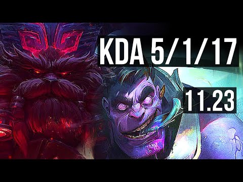 ORNN vs DR. MUNDO (TOP) | 5/1/17 | EUW Diamond | 11.23