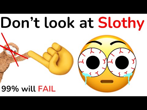 Don't look at Slothy while watching this video